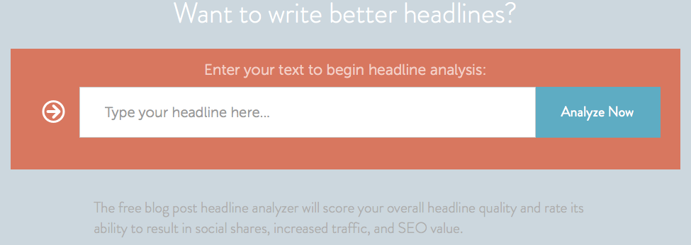 CoSchedule’s Headline Analyser