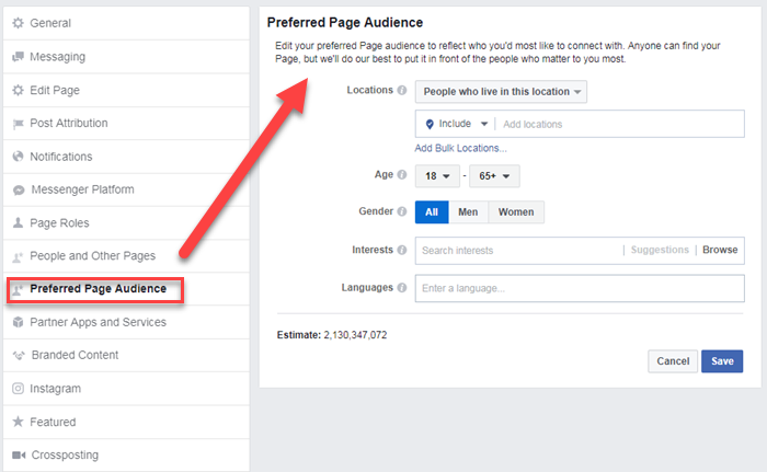 facebook-business-page-preferred-audience