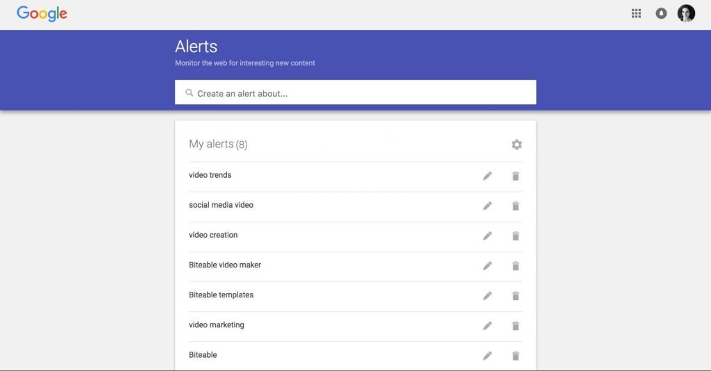 Google Alerts Social Media Marketing Tools