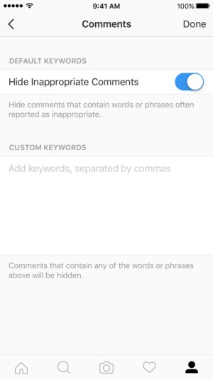 instagram-custom-keyword