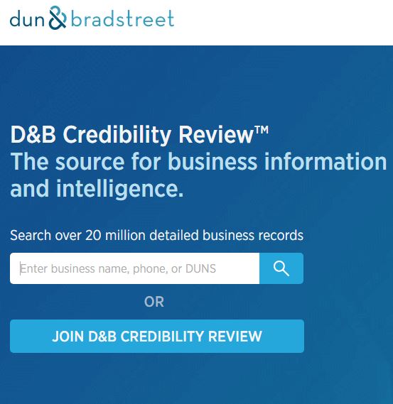 D&B Credibility Review