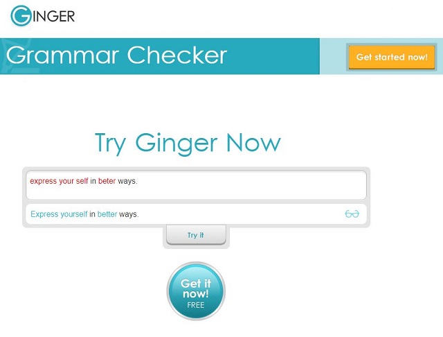 Ginger Grammar Checker