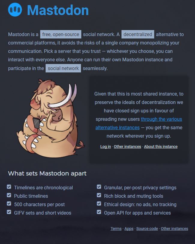 mastodon social network