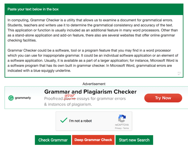 grammar checker