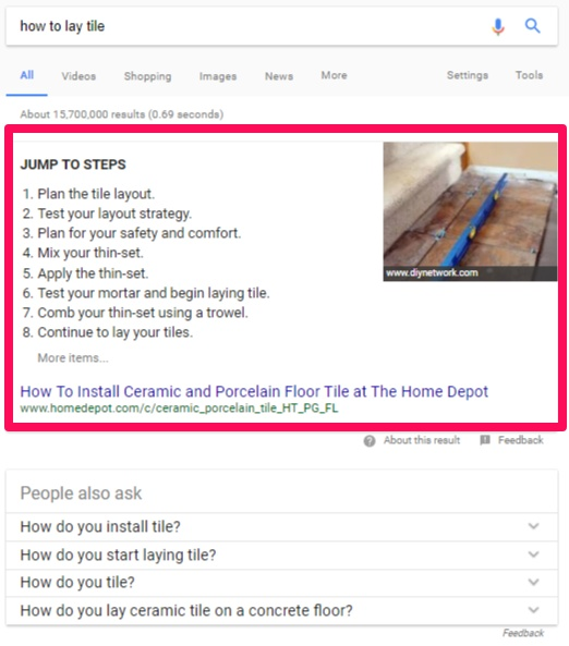what is google snippet
