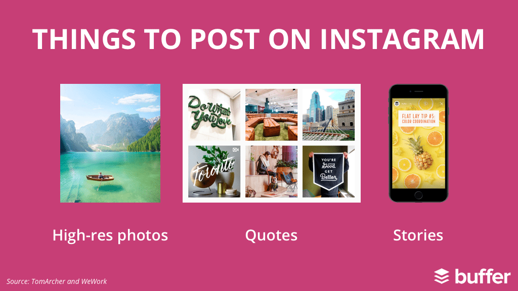 things to post on instagram