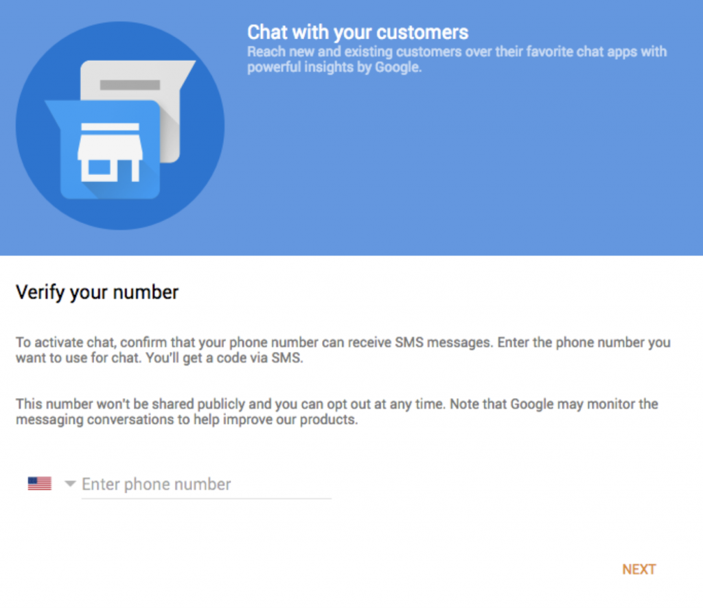 google my business messaging customers