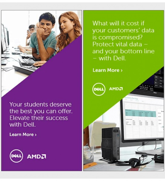 dell banner ads