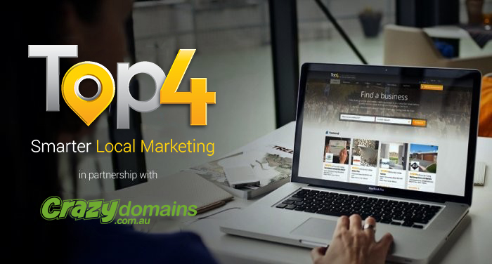 Top4 and Crazy Domains partner