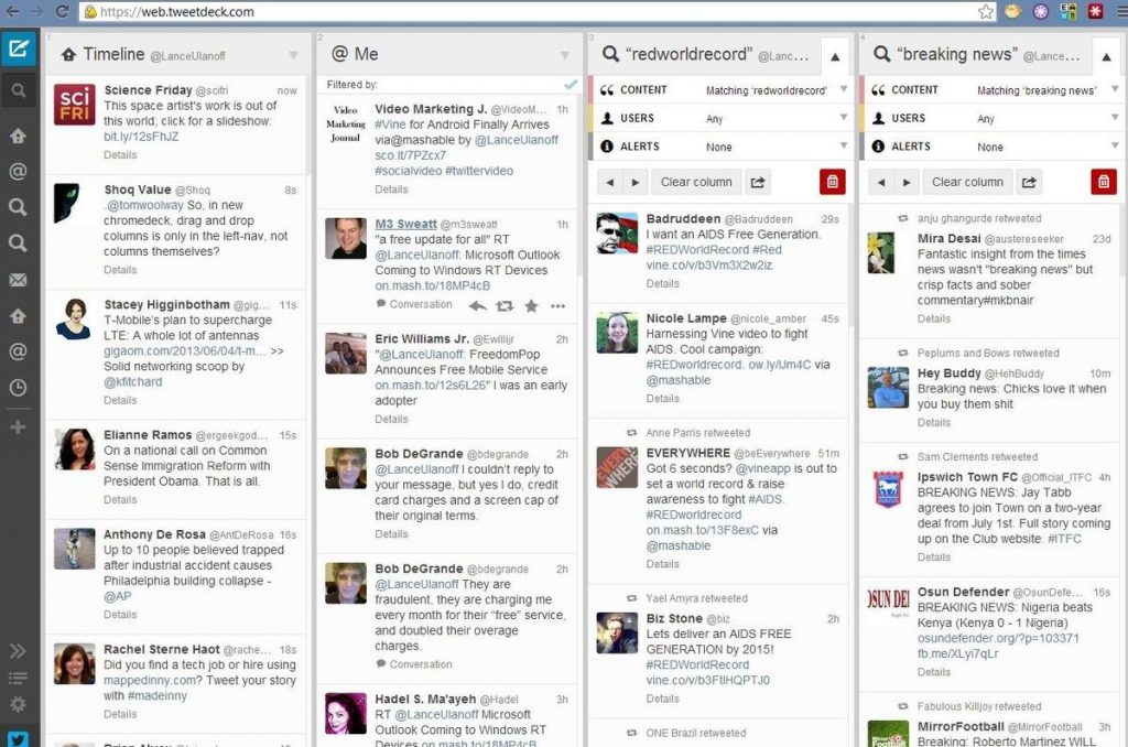 online marketing tools - TweetDeck