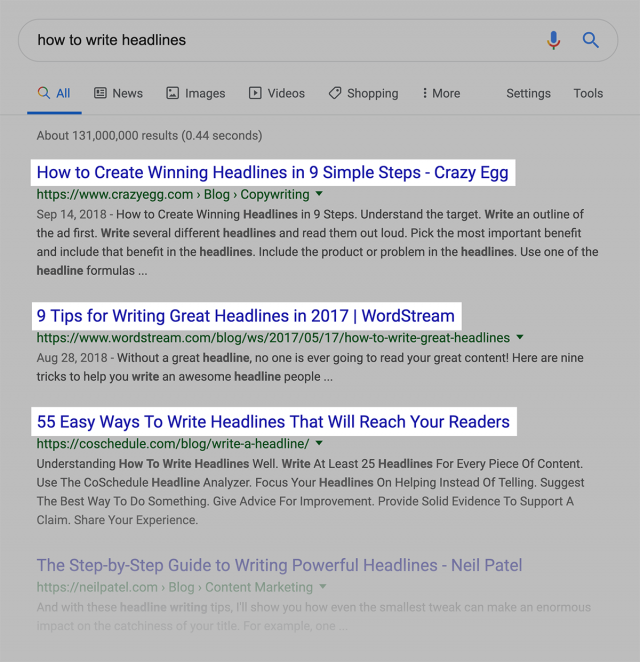 How to write headlines top 3 - Top4
