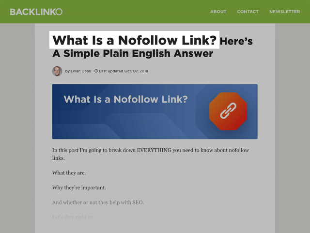 Nofollow Link - Top4