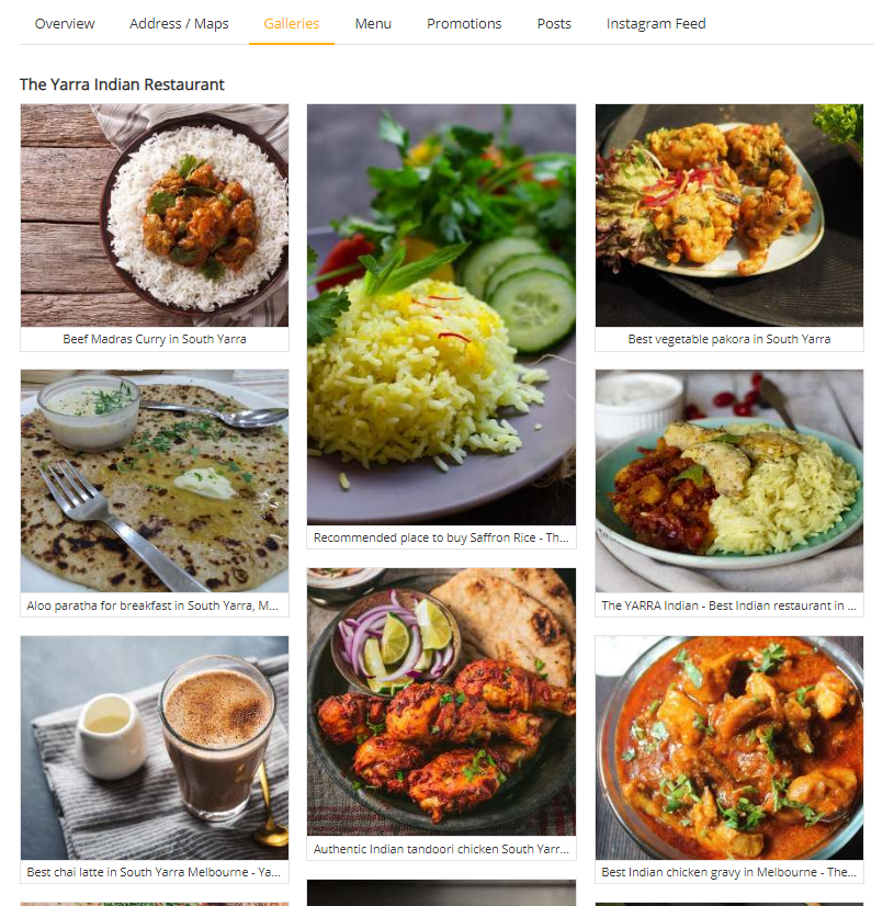 Restaurants - The Yarra Indian Restaurant - Top4 Marketing