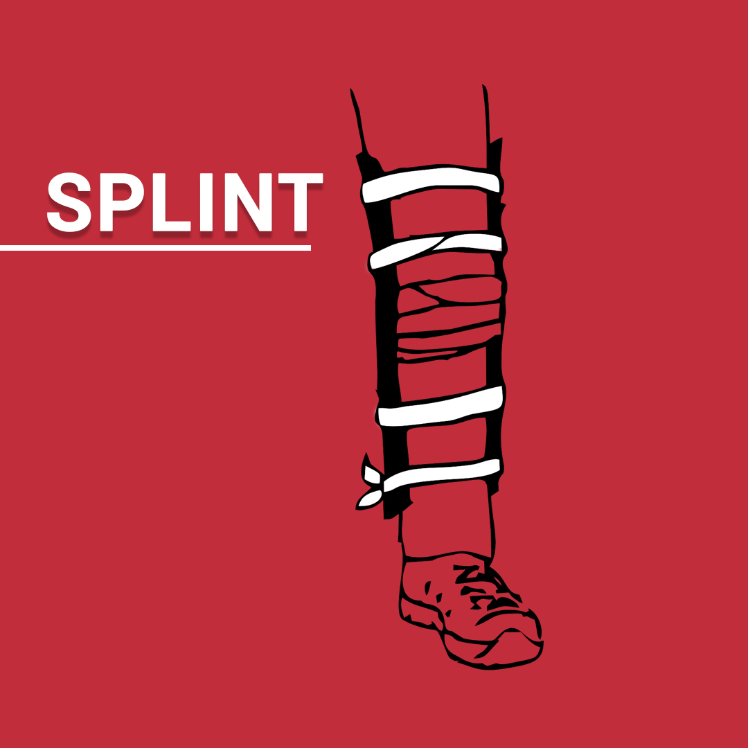 How to apply a splint