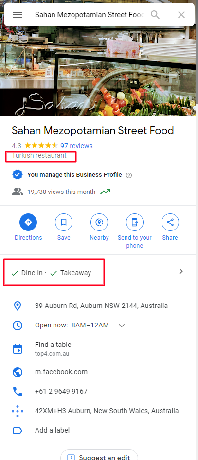 Sahan Mezopotamian - Google My Business - Top4 Marketing