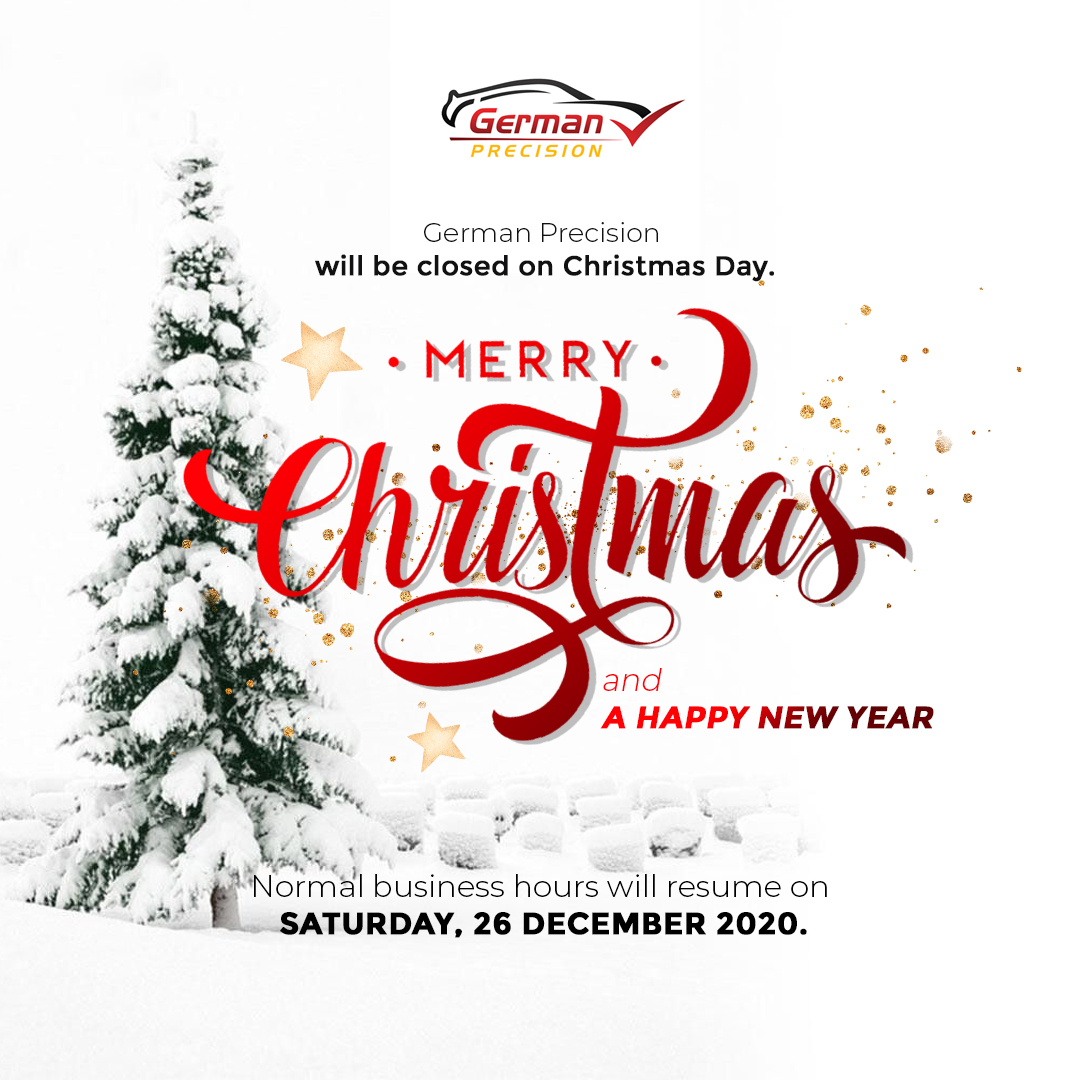 Merry Christmas and Happy New Year from German Precision!