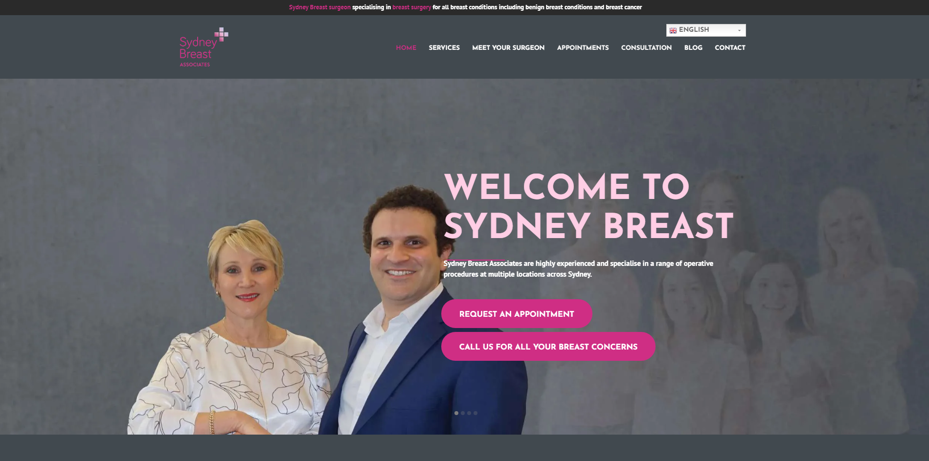 Sydney Breast Associates - Website Audit - Top4 Marketing