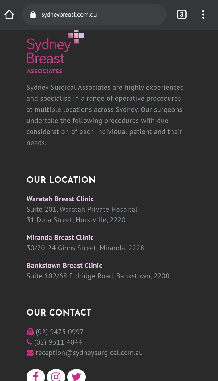 Sydney breast associates - Top4 Marketing