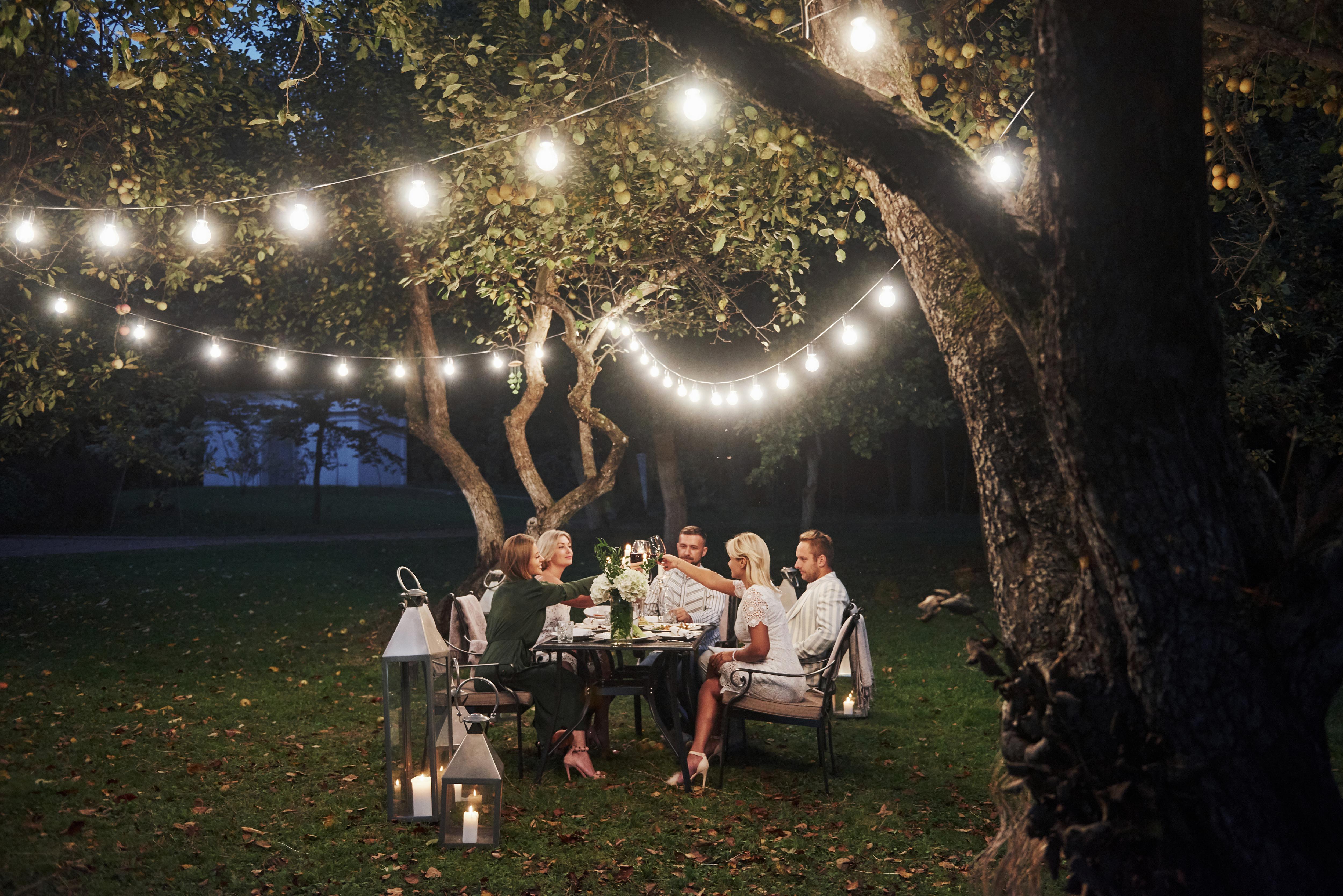Enjoy your yard by installing outdoor or garden lighting.