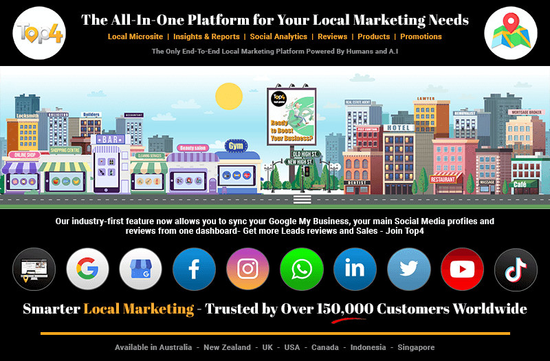 Top4 - The All in one platfrorm for your loal marketing needs
