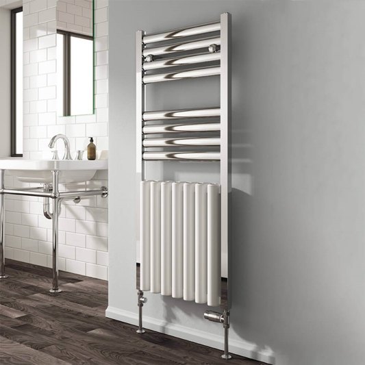 A heated towel rail | A towel warmer for your bathroom. Contact Allyn White Electrical for your electrical bathroom upgrade!