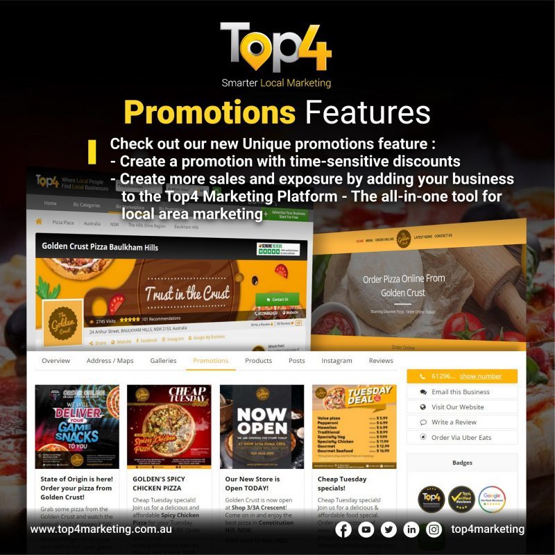 Top4 - Promotions features