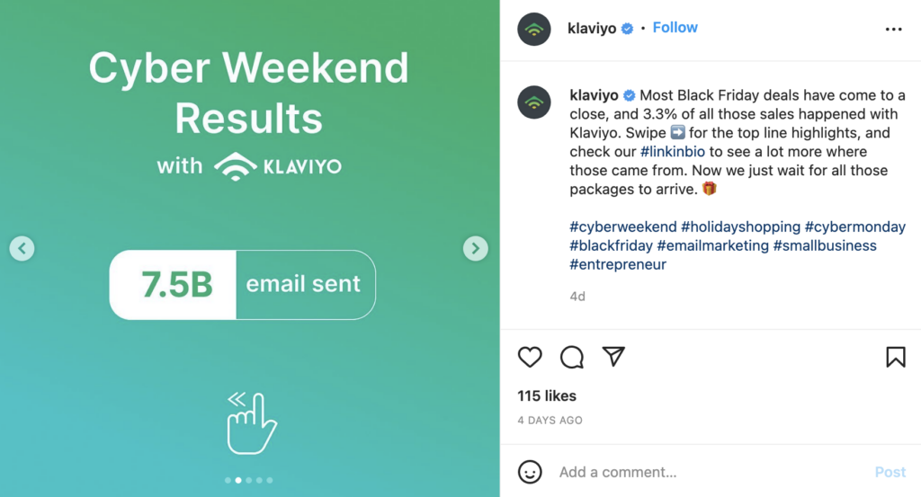 Instagram Copy Prompting Bio Link Clicks in Instagram Marketing Strategy