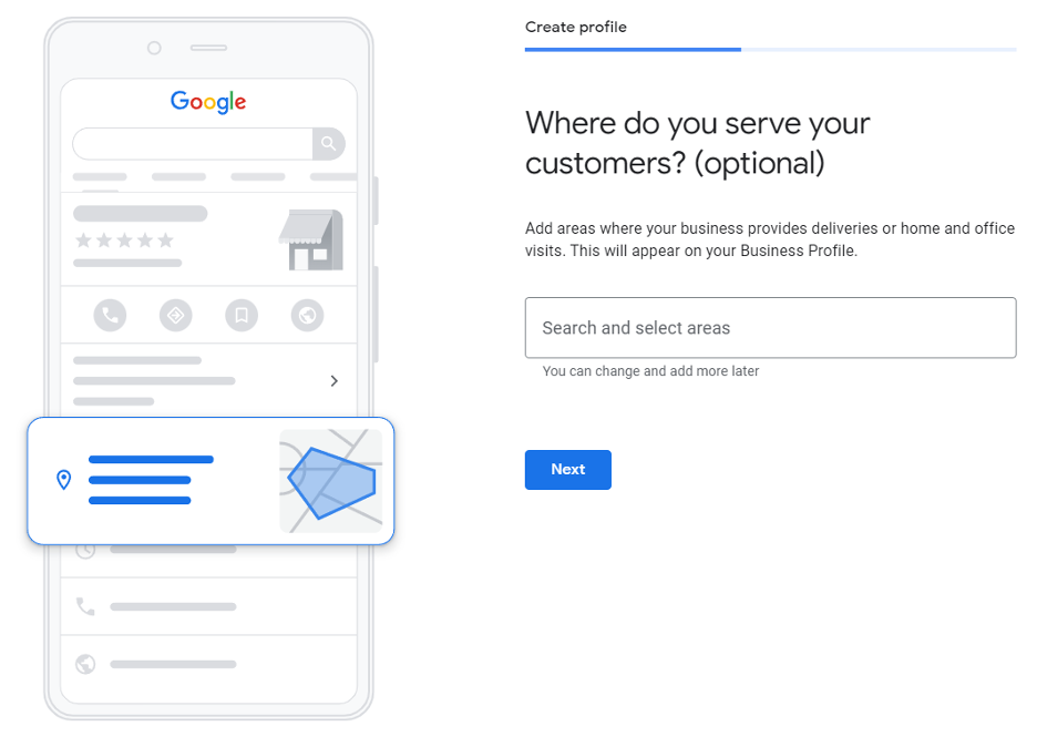 Customer services for Google Business Profile