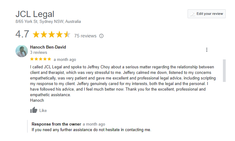 Online reputation for law firm