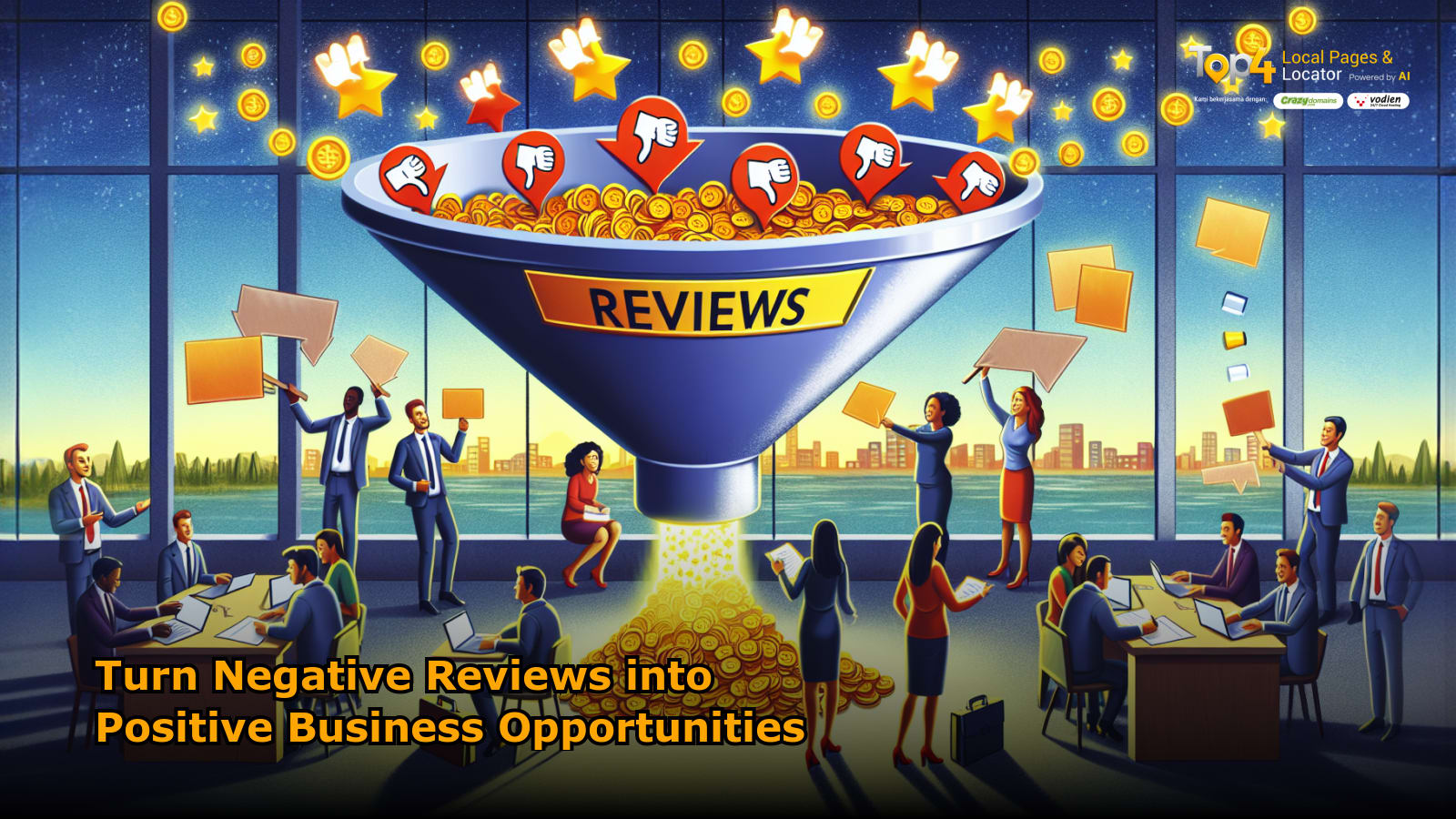 Turn Negative Reviews into Positive Business Opportunities