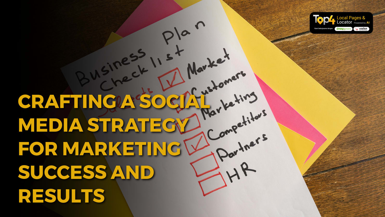 Crafting a Social Media Strategy for Marketing Success and Results